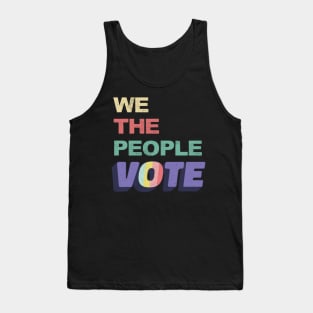 We The People Vote Retro Vintage Tank Top